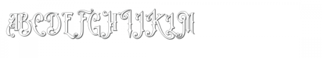 King Edward Shadow Font UPPERCASE