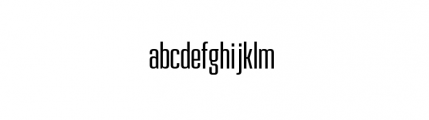 Kizo Medium Font LOWERCASE