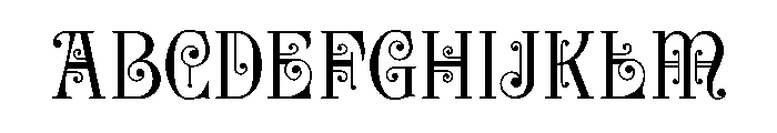 Kilkenny Regular Font UPPERCASE