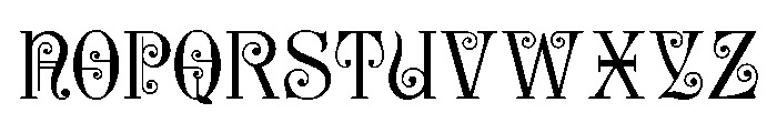 Kilkenny Regular Font UPPERCASE