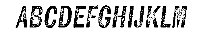 Kiln Sans Regular Italic Font UPPERCASE