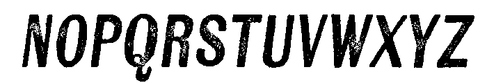 Kiln Sans Regular Italic Font LOWERCASE