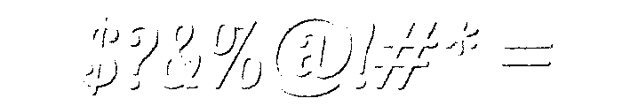 Kiln Sans Shadow Italic Font OTHER CHARS