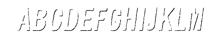 Kiln Sans Shadow Italic FONT