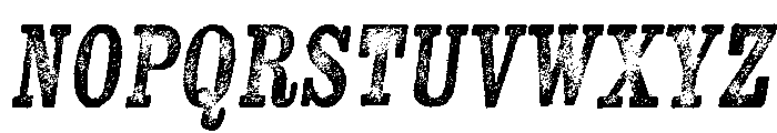 Kiln Serif Regular Italic Font UPPERCASE