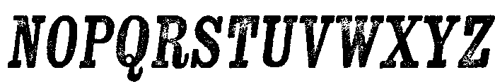 Kiln Serif Regular Italic Font LOWERCASE
