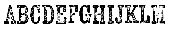 Kiln Serif Regular Font UPPERCASE