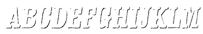Kiln Serif Shadow Italic FONT