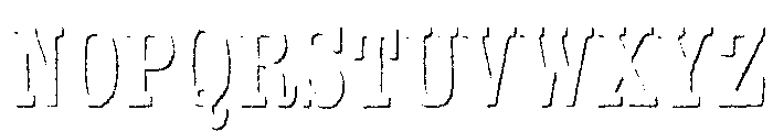 Kiln Serif Shadow Font UPPERCASE