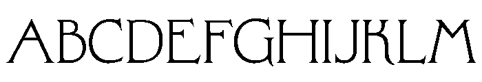 Kingsclere Regular Font UPPERCASE