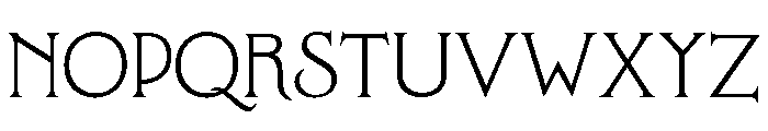 Kingsclere Regular Font UPPERCASE