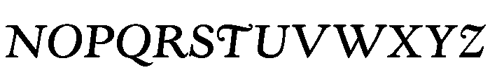 Kingsley Bold Italic Font UPPERCASE