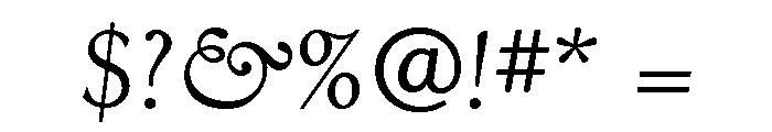 Kingsley Light Italic Swash OSF Font OTHER CHARS