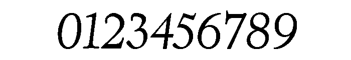 Kingsley Light Italic Font OTHER CHARS