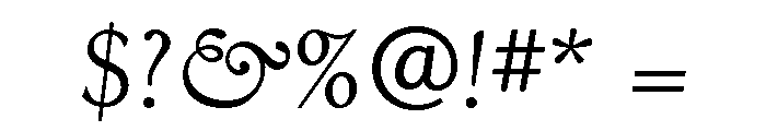 Kingsley Light Italic Font OTHER CHARS