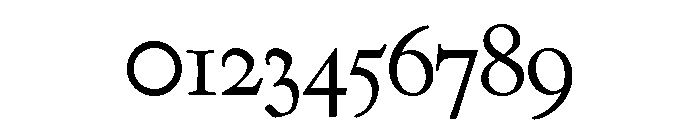 Kingsley Light OSF Font OTHER CHARS