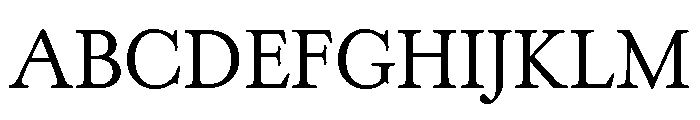 Kingsley Light OSF Font UPPERCASE