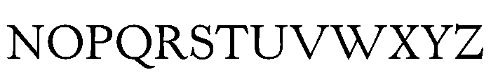 Kingsley Light OSF Font UPPERCASE