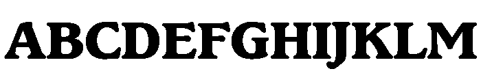 Kingsrow Extra Bold Font UPPERCASE