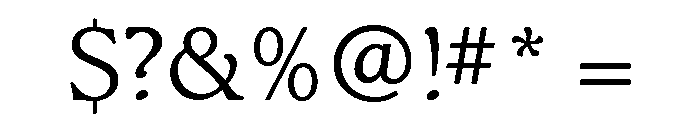 Kingsrow Light Font OTHER CHARS