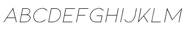 Kiona Light Italic FONT