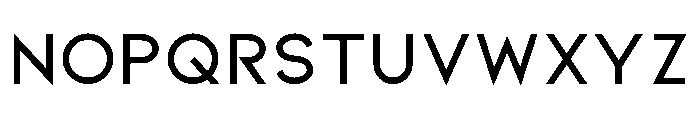 Kiona Semi Bold Font LOWERCASE