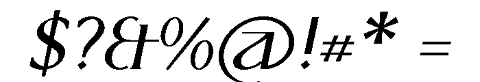 Kirkwall Bold Italic Font OTHER CHARS