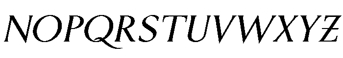 Kirkwall Bold Italic Font UPPERCASE