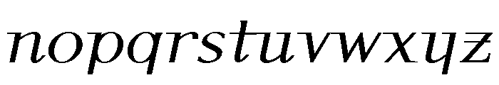 Kirkwall Bold Italic Font LOWERCASE