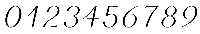 Kirkwall Regular Italic Font OTHER CHARS