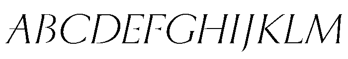 Kirkwall Regular Italic Font UPPERCASE
