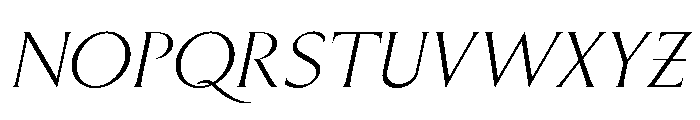 Kirkwall Regular Italic Font UPPERCASE