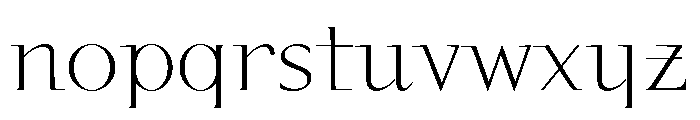 Kirkwall Regular Font LOWERCASE