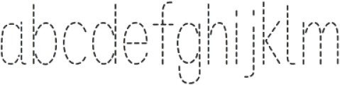 KJ Trace ttf (400) Font LOWERCASE