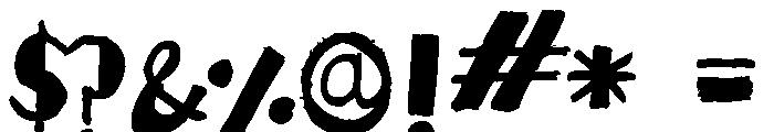 kkhawsn.kdf Font OTHER CHARS