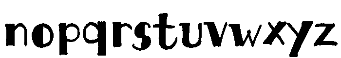 kkhawsn.kdf Font LOWERCASE