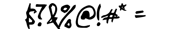 kkontagion print Bold Font OTHER CHARS
