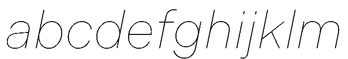 Klooster Extra Light Italic FONT