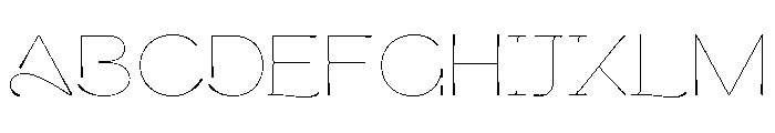 Klooster Heavy Font UPPERCASE