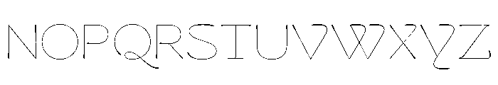 Klooster Heavy Font UPPERCASE