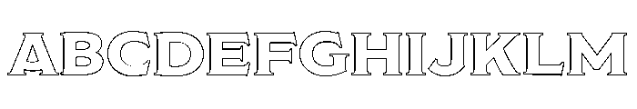 Klooster Regular Font UPPERCASE