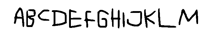 Klassic Memory Regular Font UPPERCASE