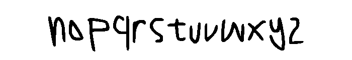 Klassic Memory Regular Font LOWERCASE