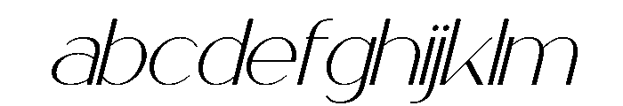 Kleanna Italic FONT