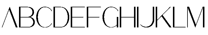 Kleanna Font UPPERCASE