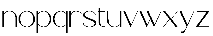Kleanna Font LOWERCASE