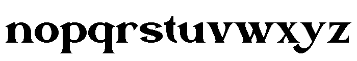 Kleyfo Font LOWERCASE