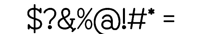 Klister Font OTHER CHARS