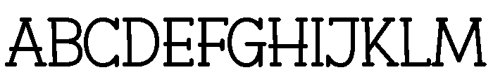 Klister Font UPPERCASE