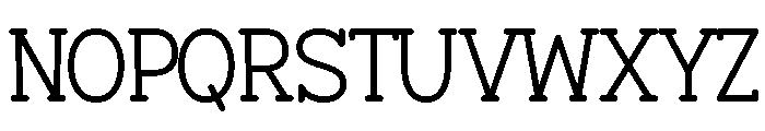 Klister Font UPPERCASE